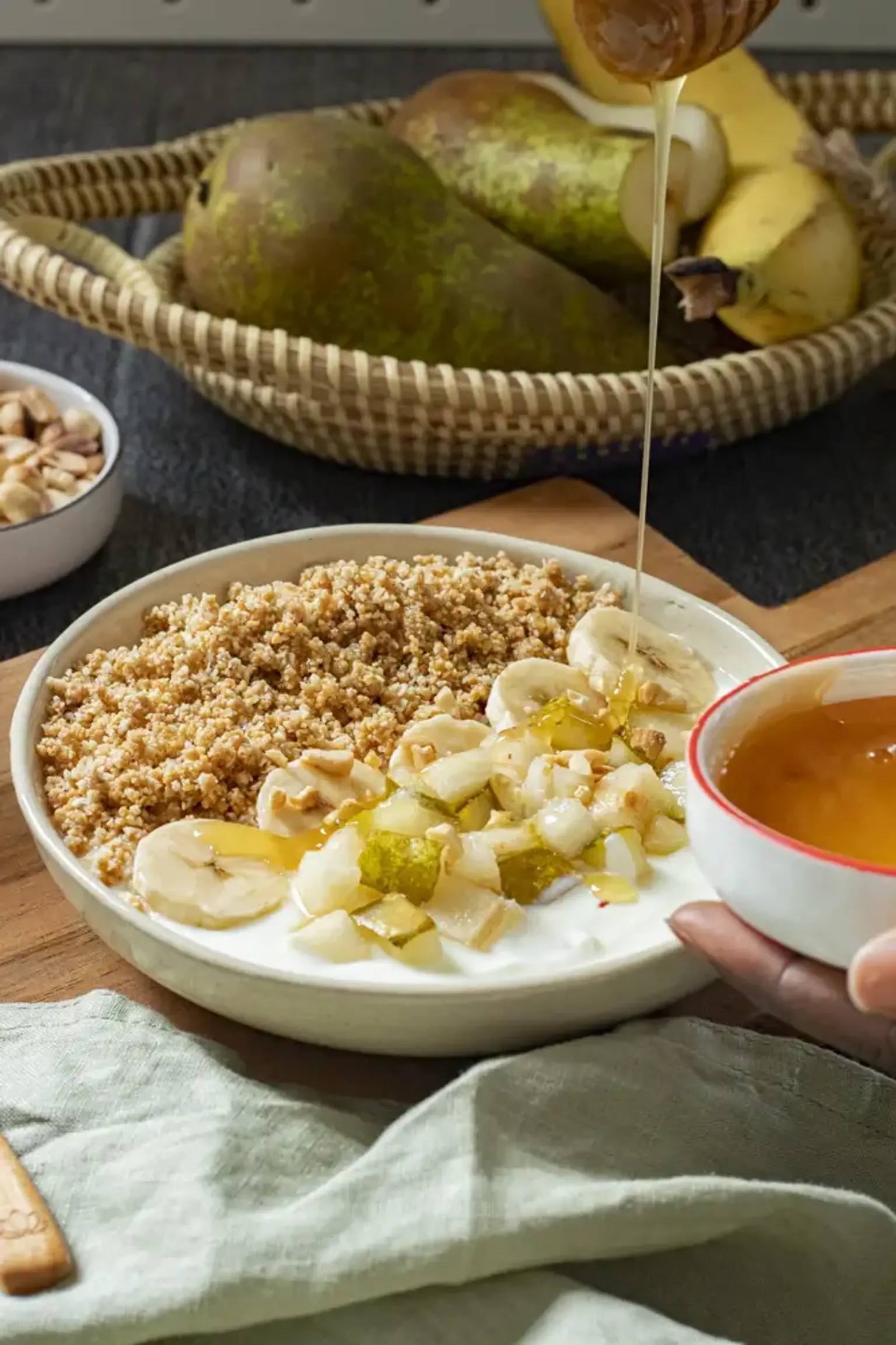 mbourake bowl bol de mbourake au fromage blanc et aux fruits