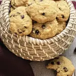 cookies moelleux de manioc a la banane et au chocolat