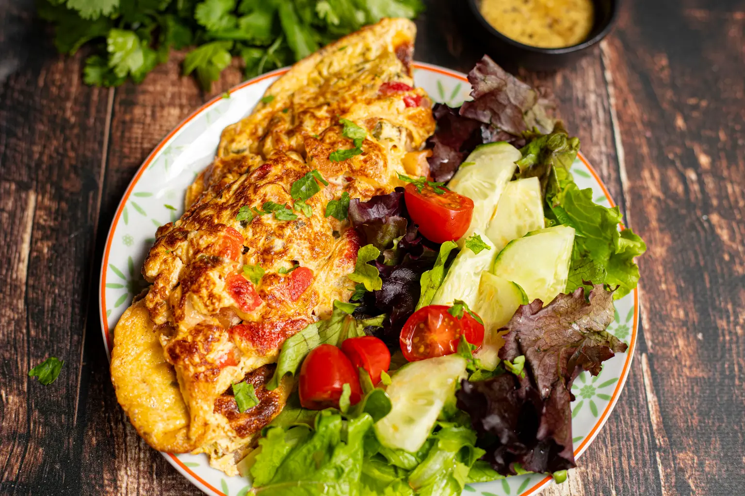 omelette aux legumes