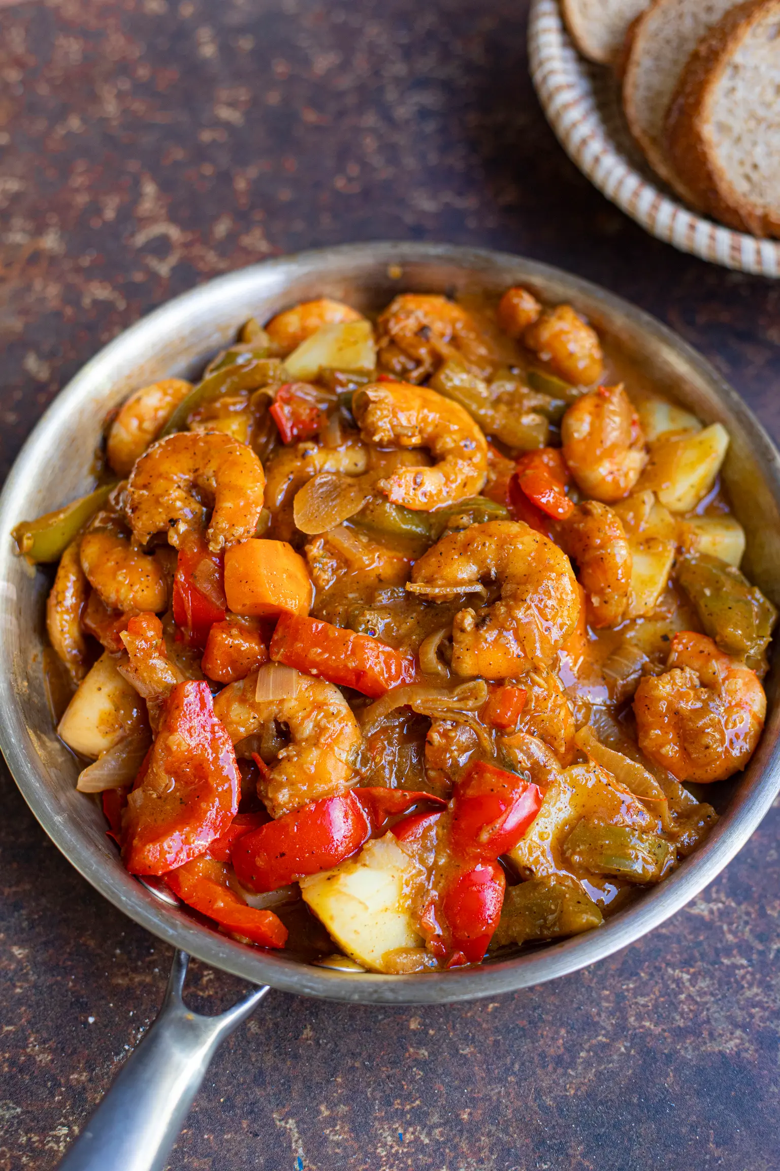 crevettes saute es aux le gumes