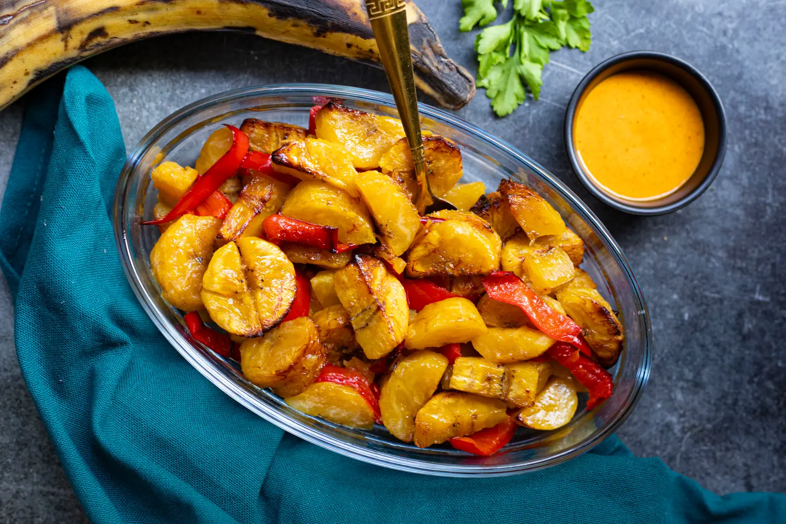 banane plantain rôtie