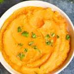 purée de patate douce