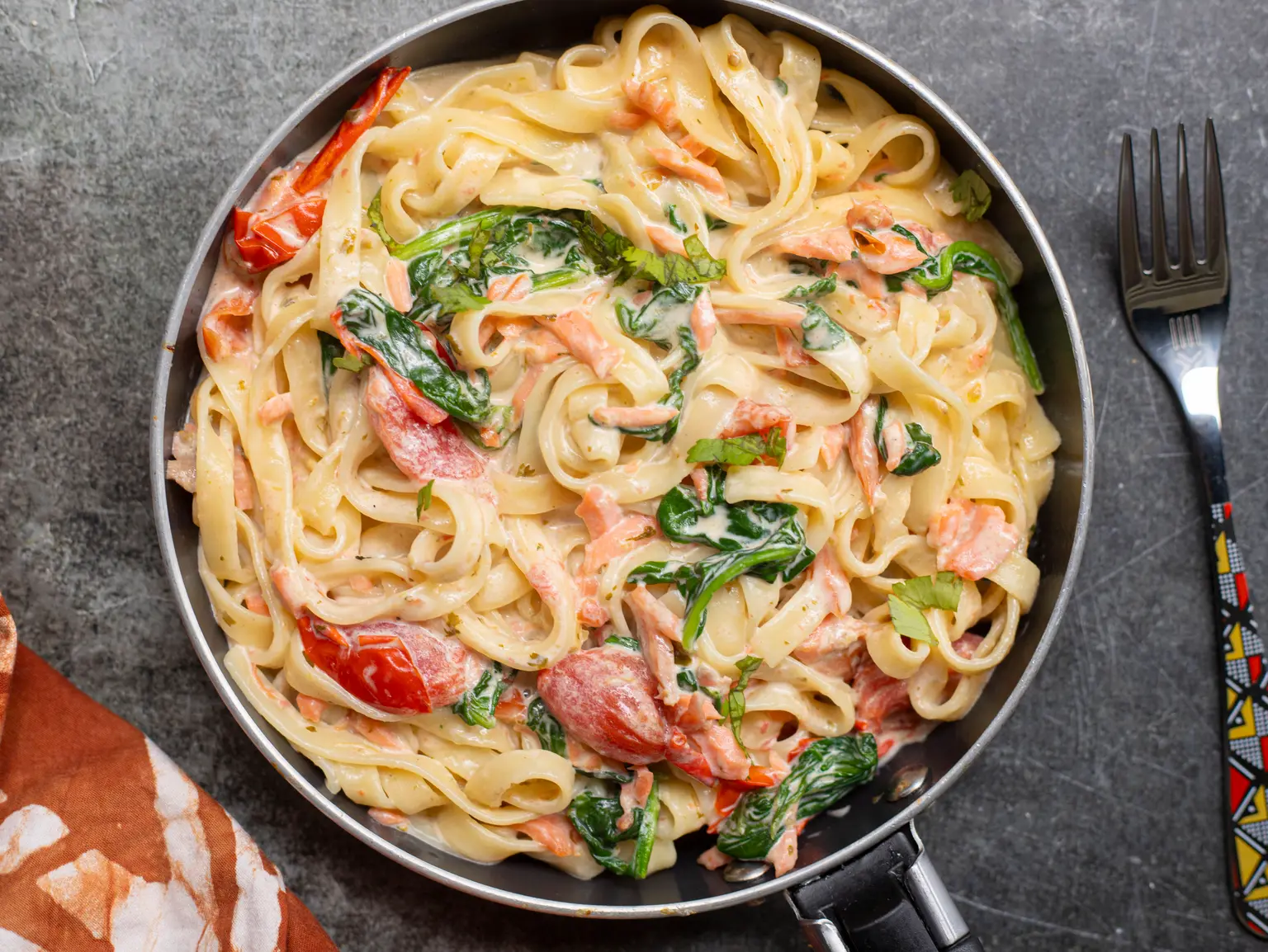 tagliatelle saumon