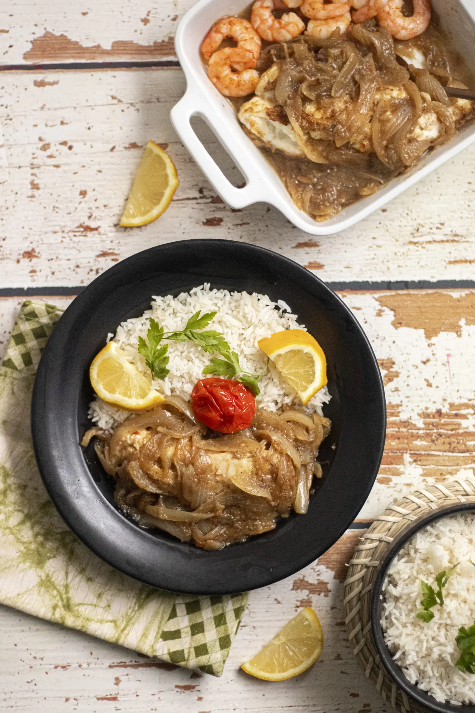 yassa au poisson lotte