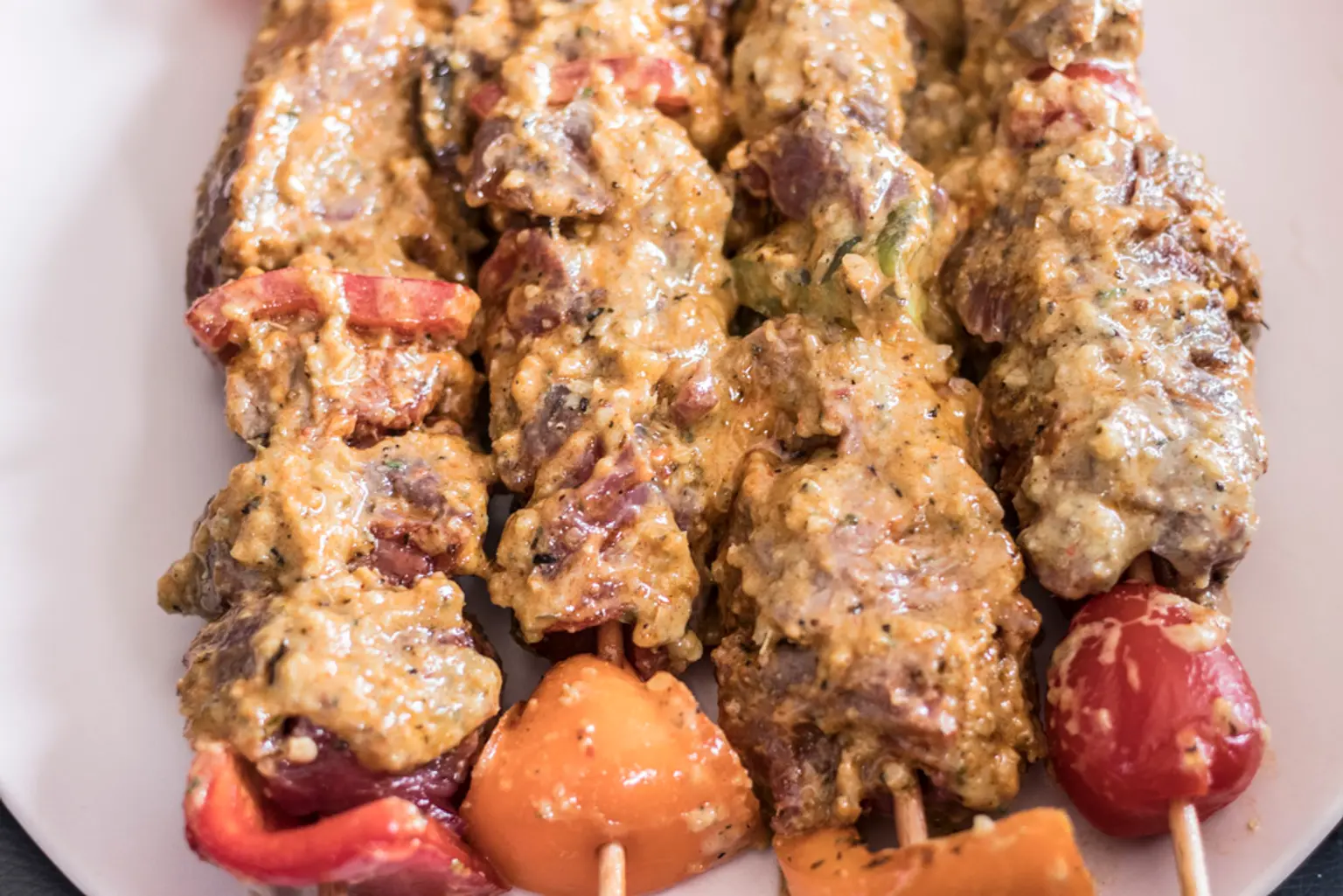 brochettes boeuf tamarin piment doux