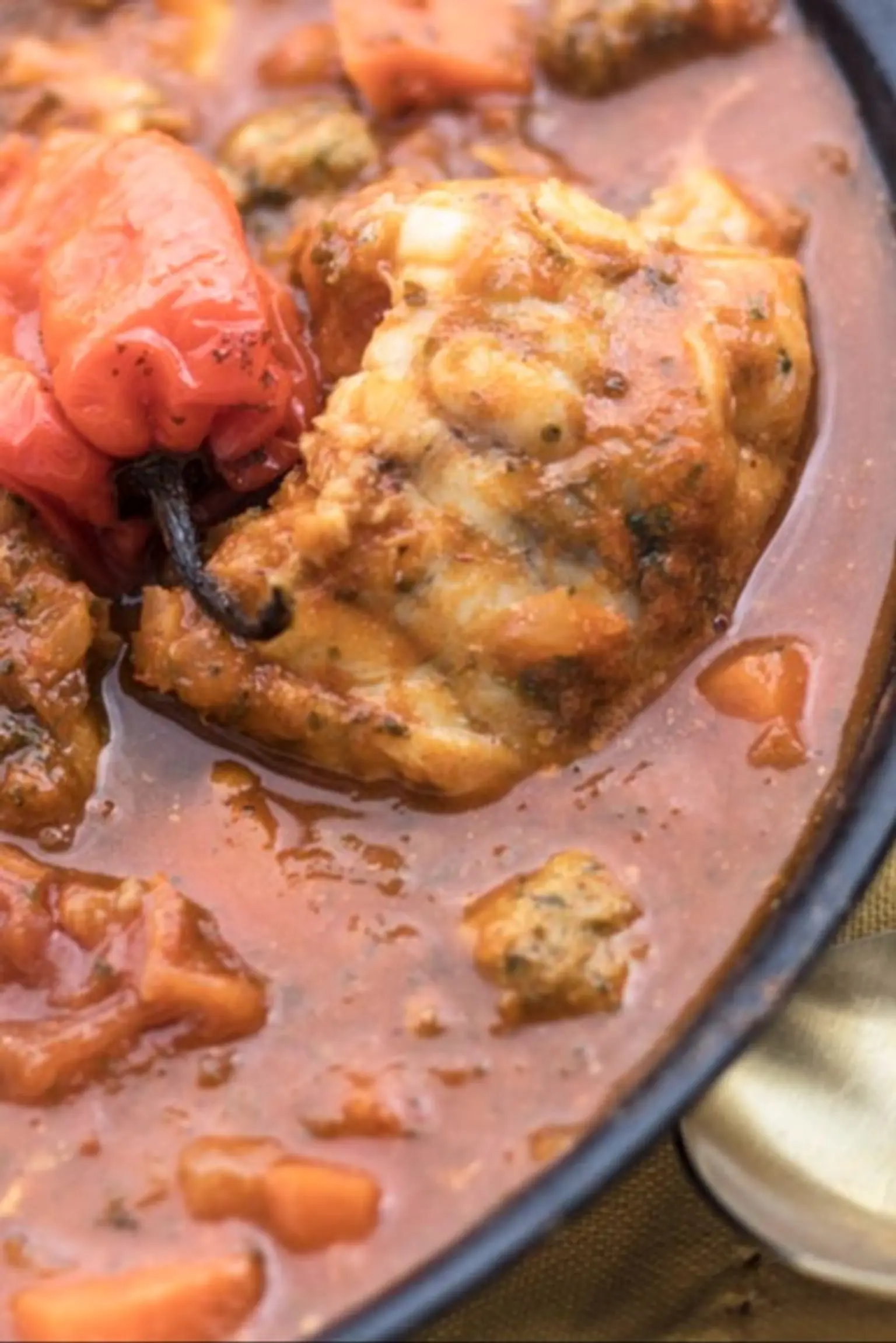 filet lotte farci roff sauce diaga