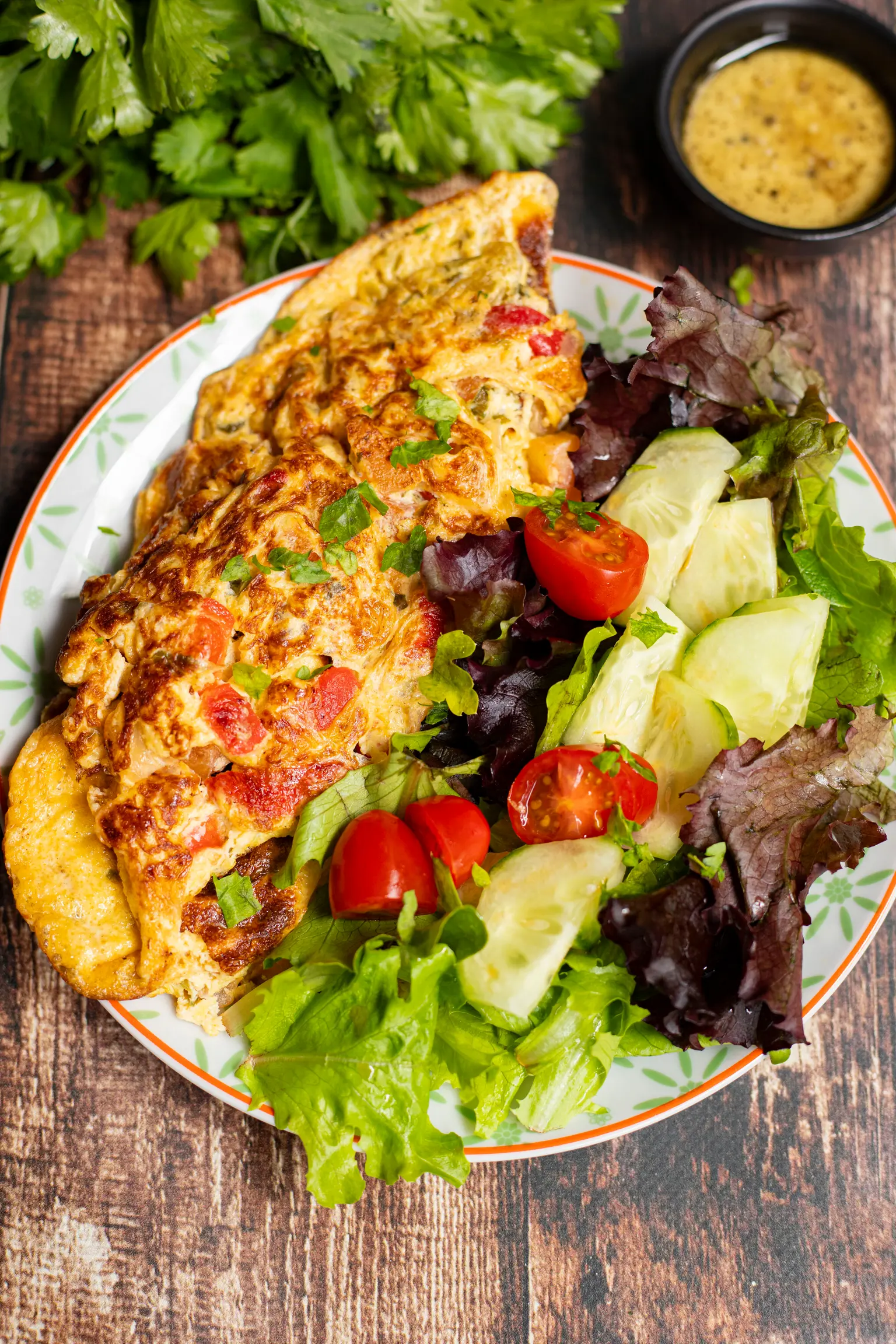 omelette aux legumes