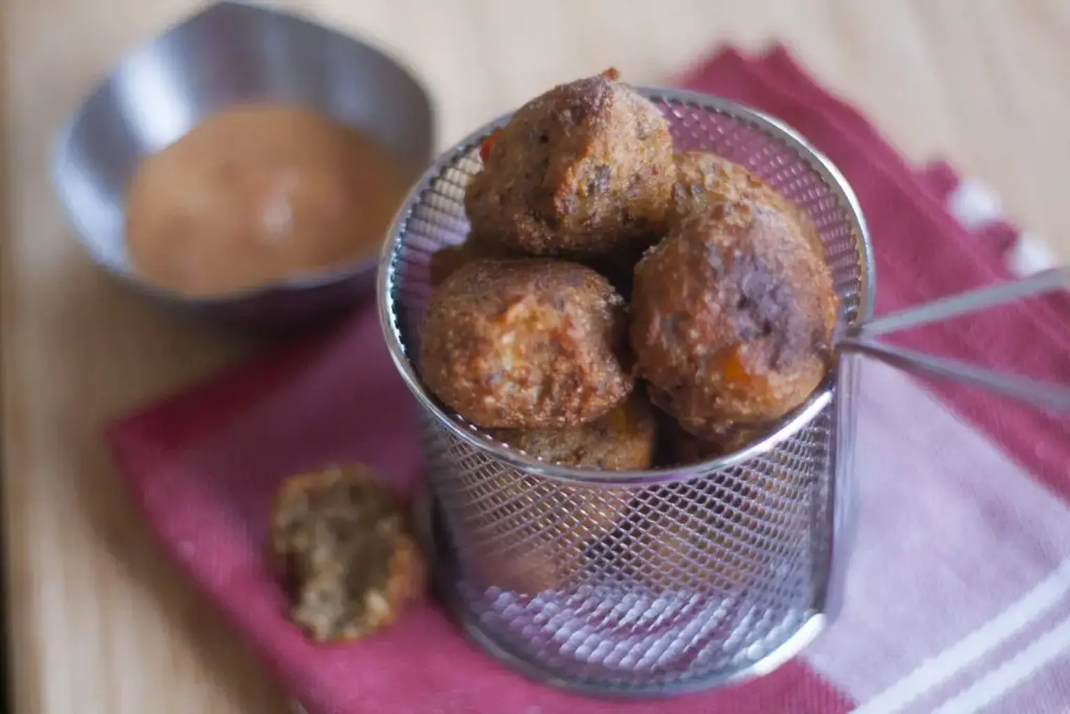 croquettes de mil à la viande