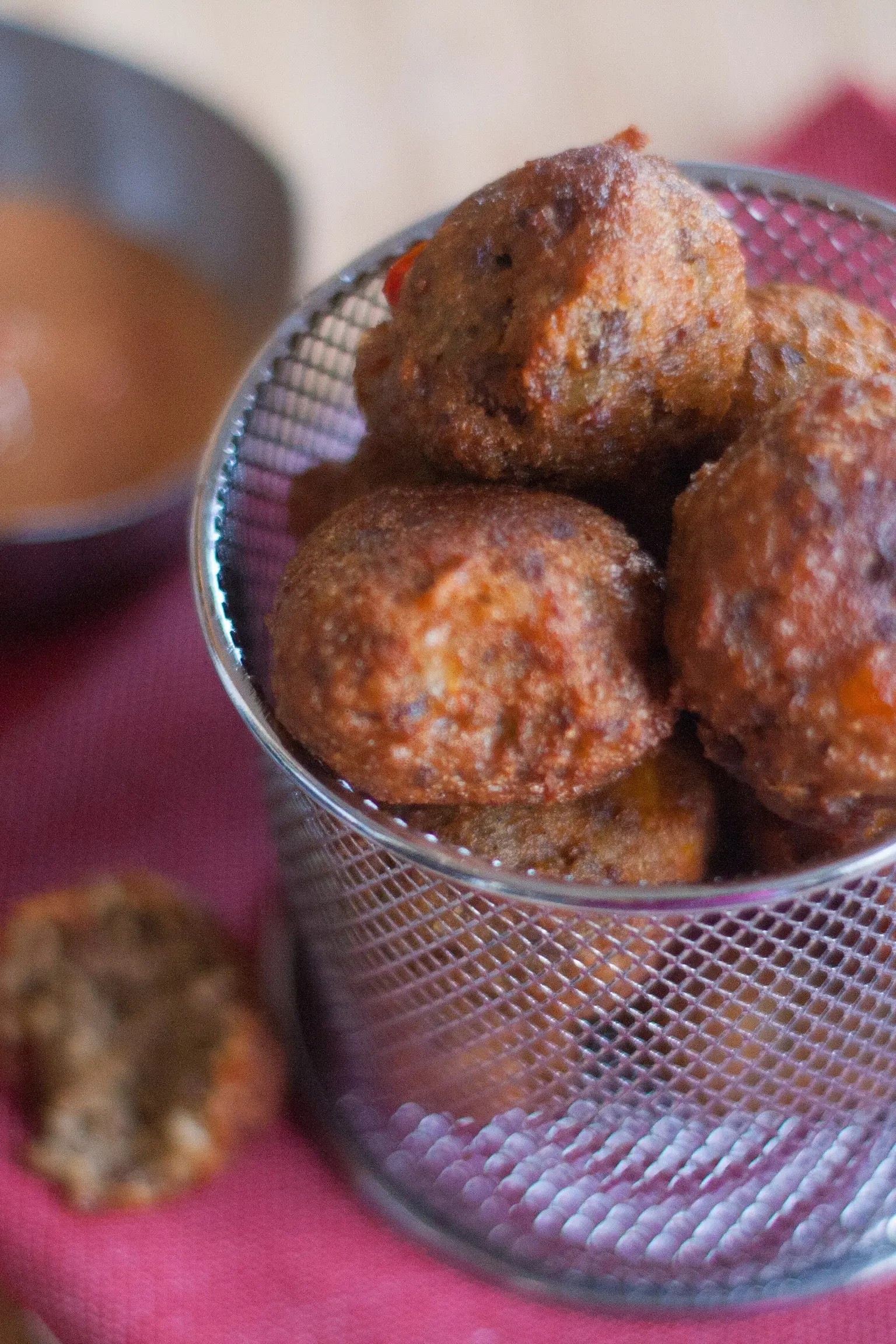 croquettes de mil à la viande