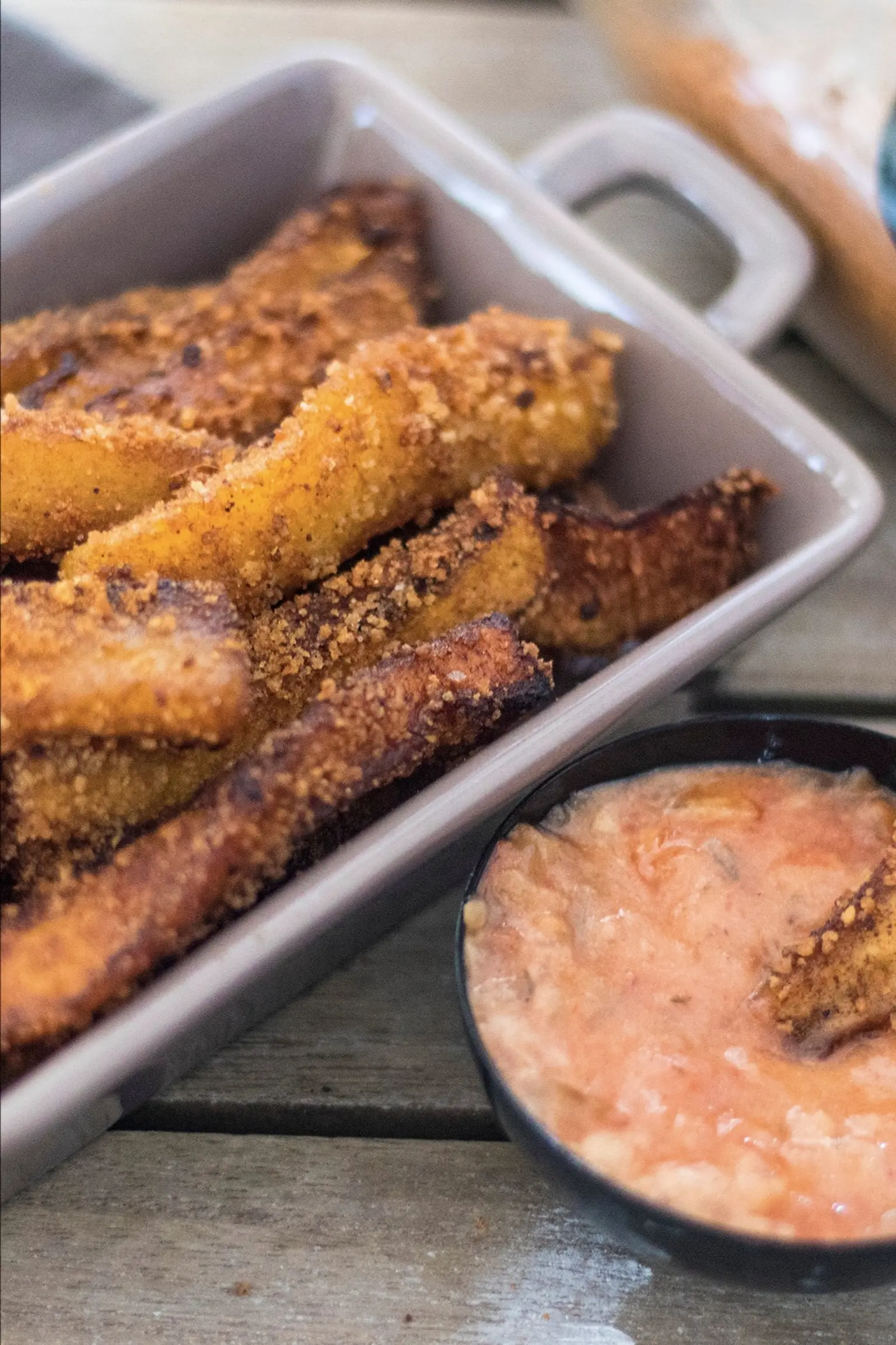 Batonnets Bananes Plantain Panes Poudre Kankan