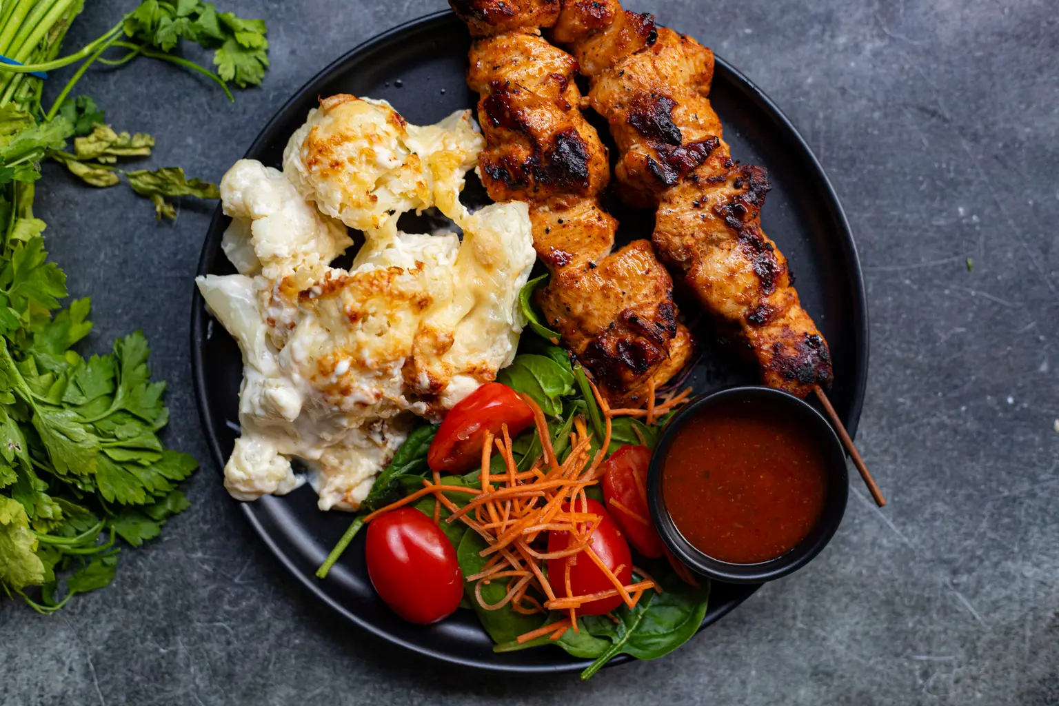 assiette brochettes
