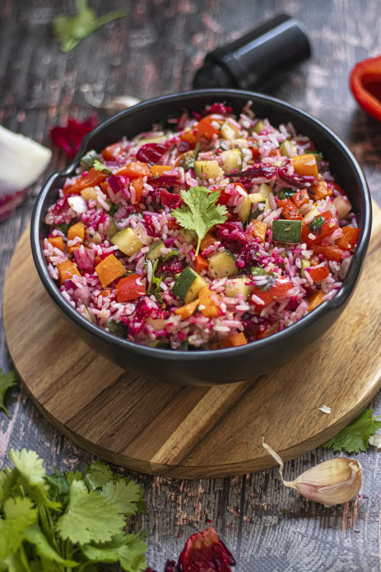salade de riz au bissap