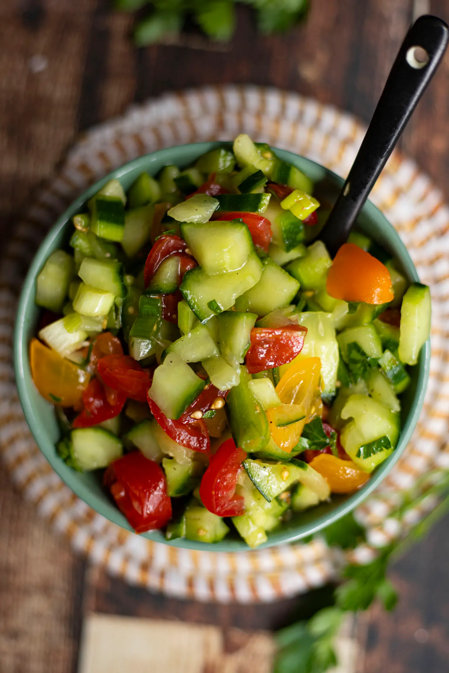 salade concombre