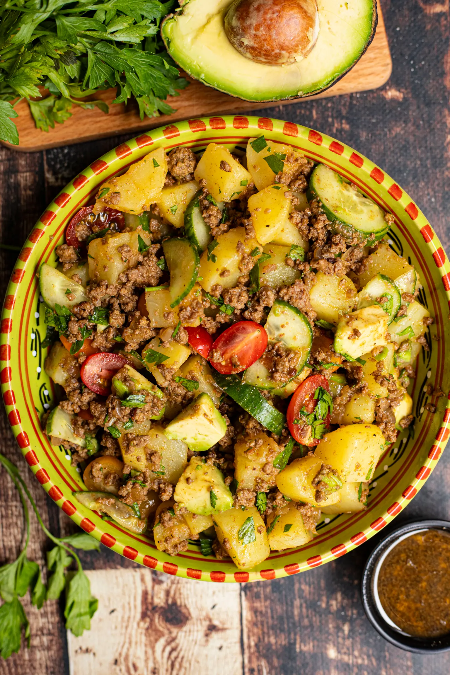 pomme de terre viande hache e