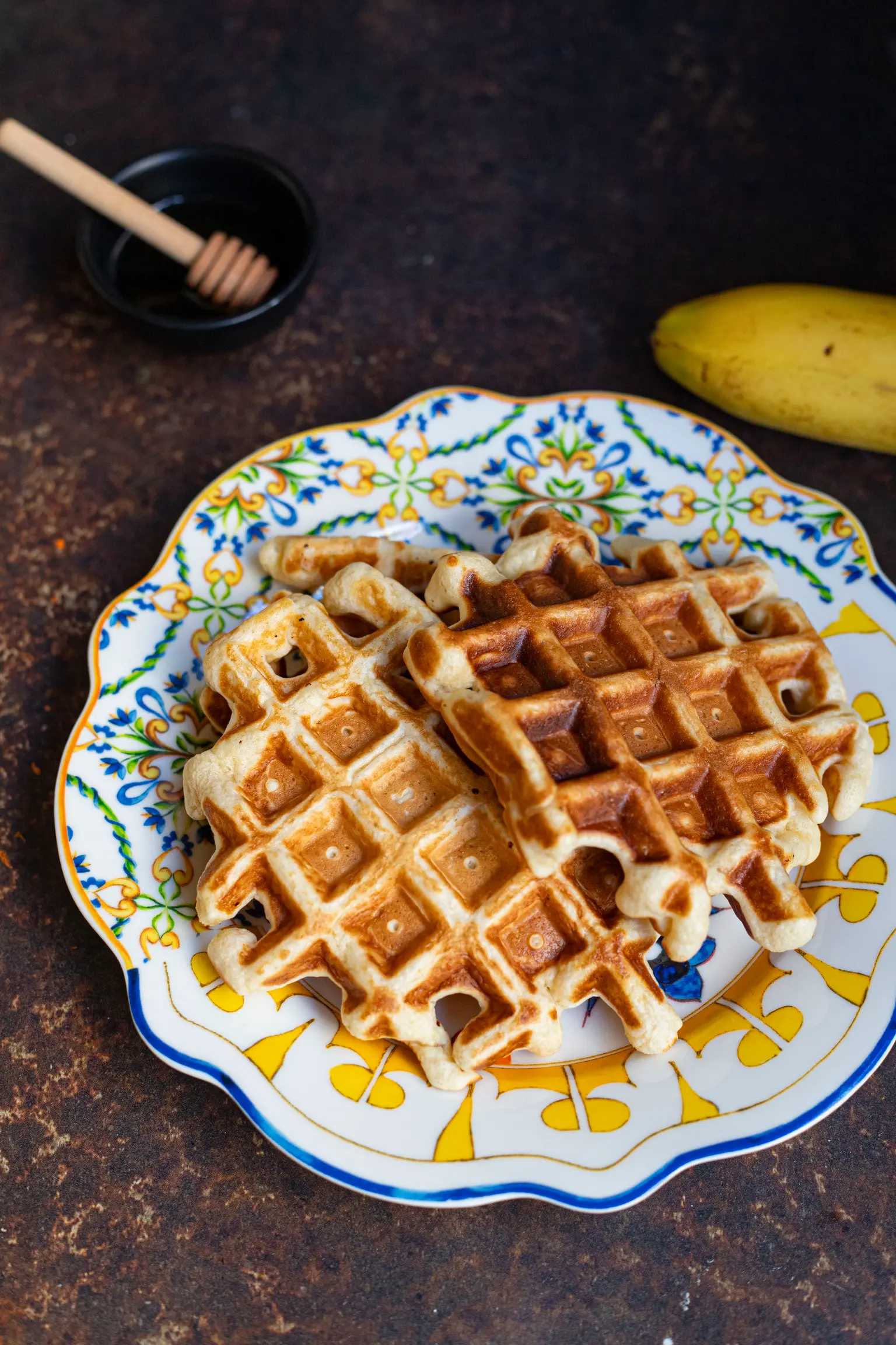 gaufre banane