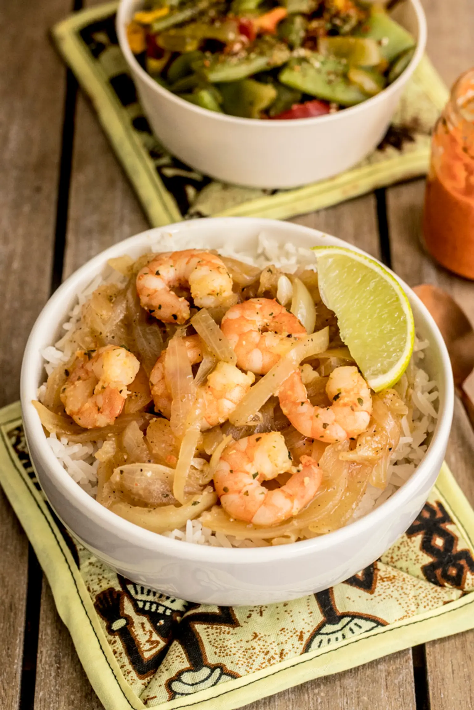 yassa aux crevettes