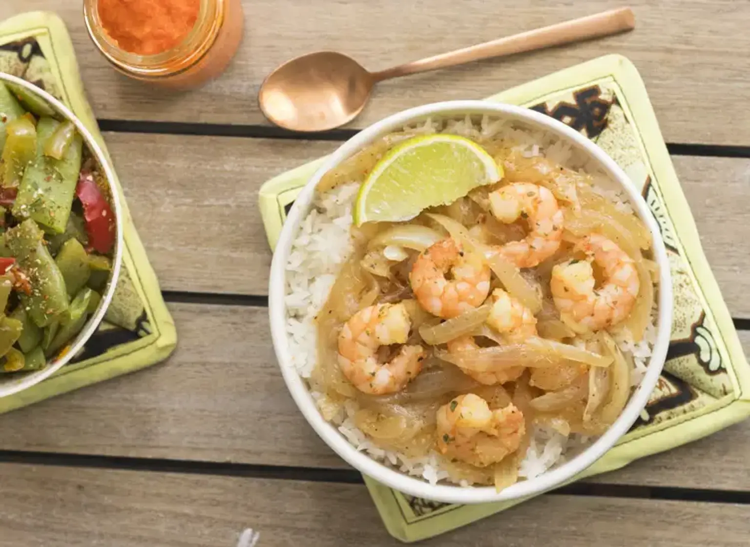 yassa aux crevettes