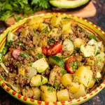 pomme de terre viande hache e