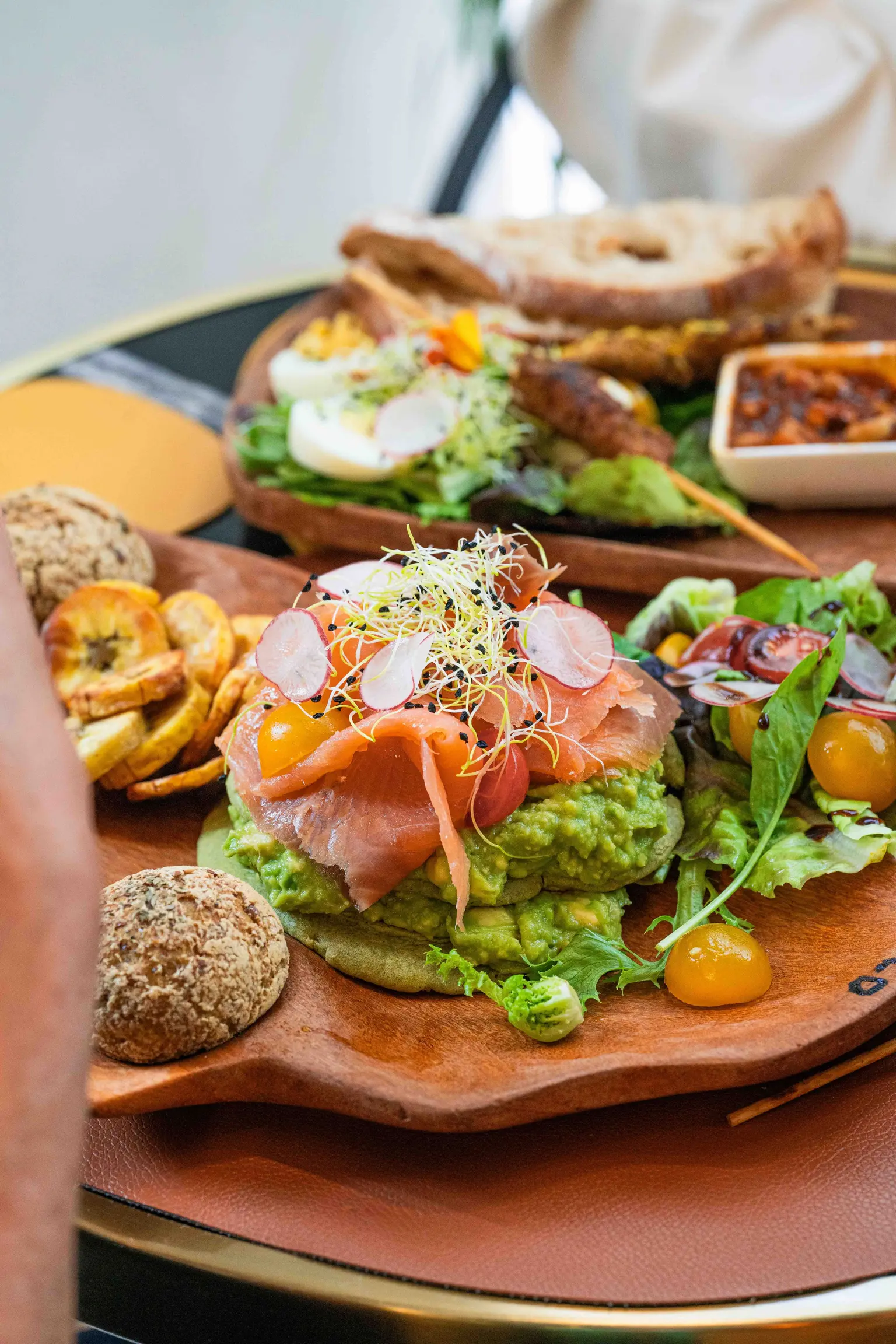 assiette avocat saumon