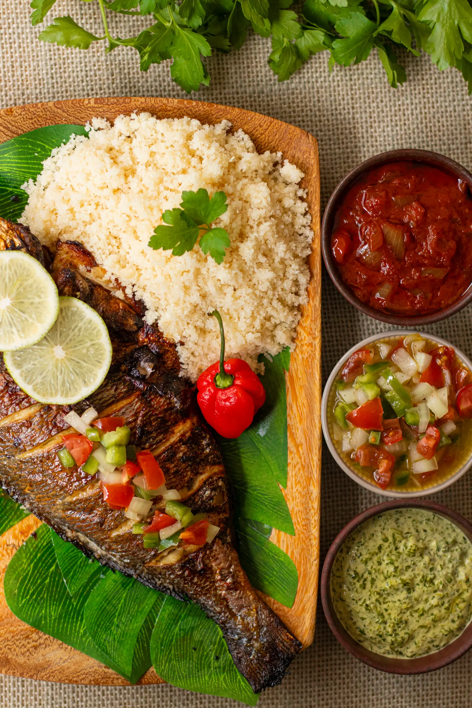 attiéké poisson