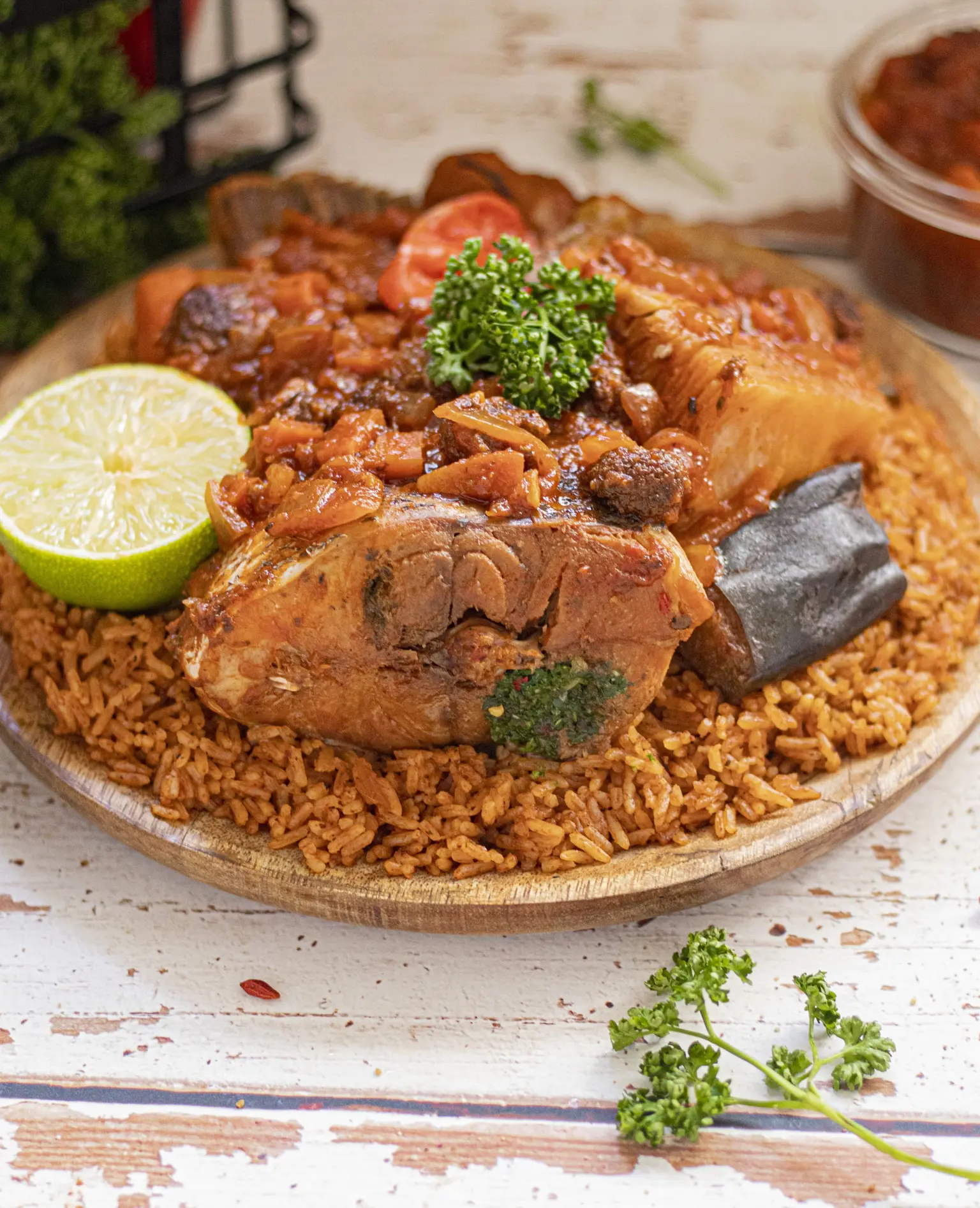 thieboudiene diaga riz au poisson sauce diaga