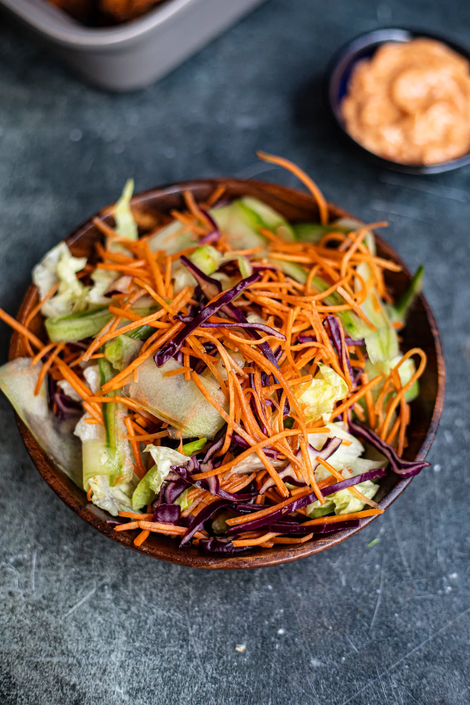 salade chou concombre