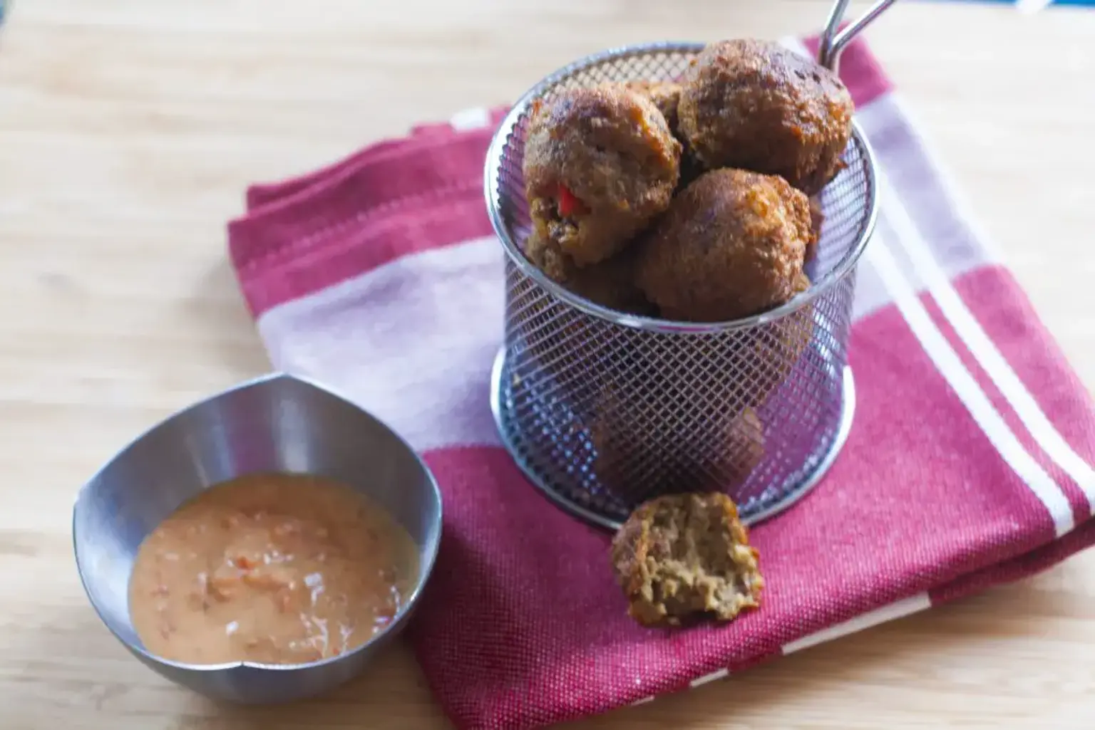 croquettes de mil à la viande