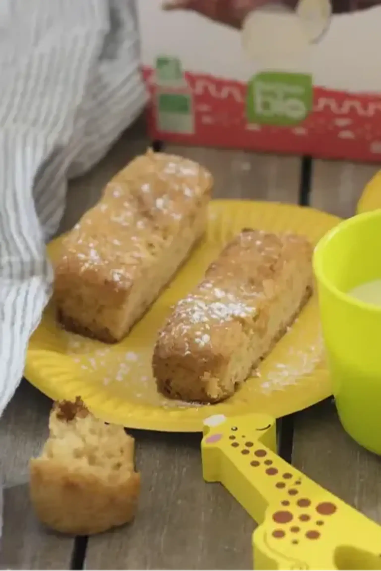 mini gateaux au yaourt et à la farine patate douce