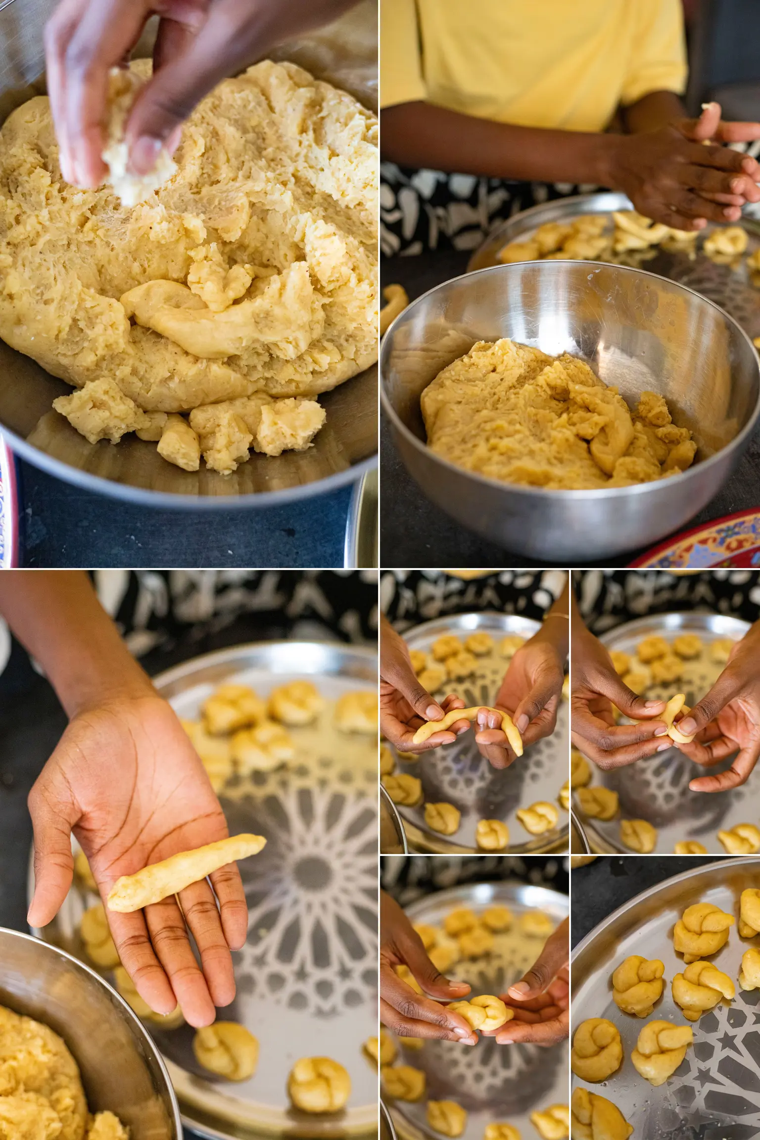 pate a choux congolais etape