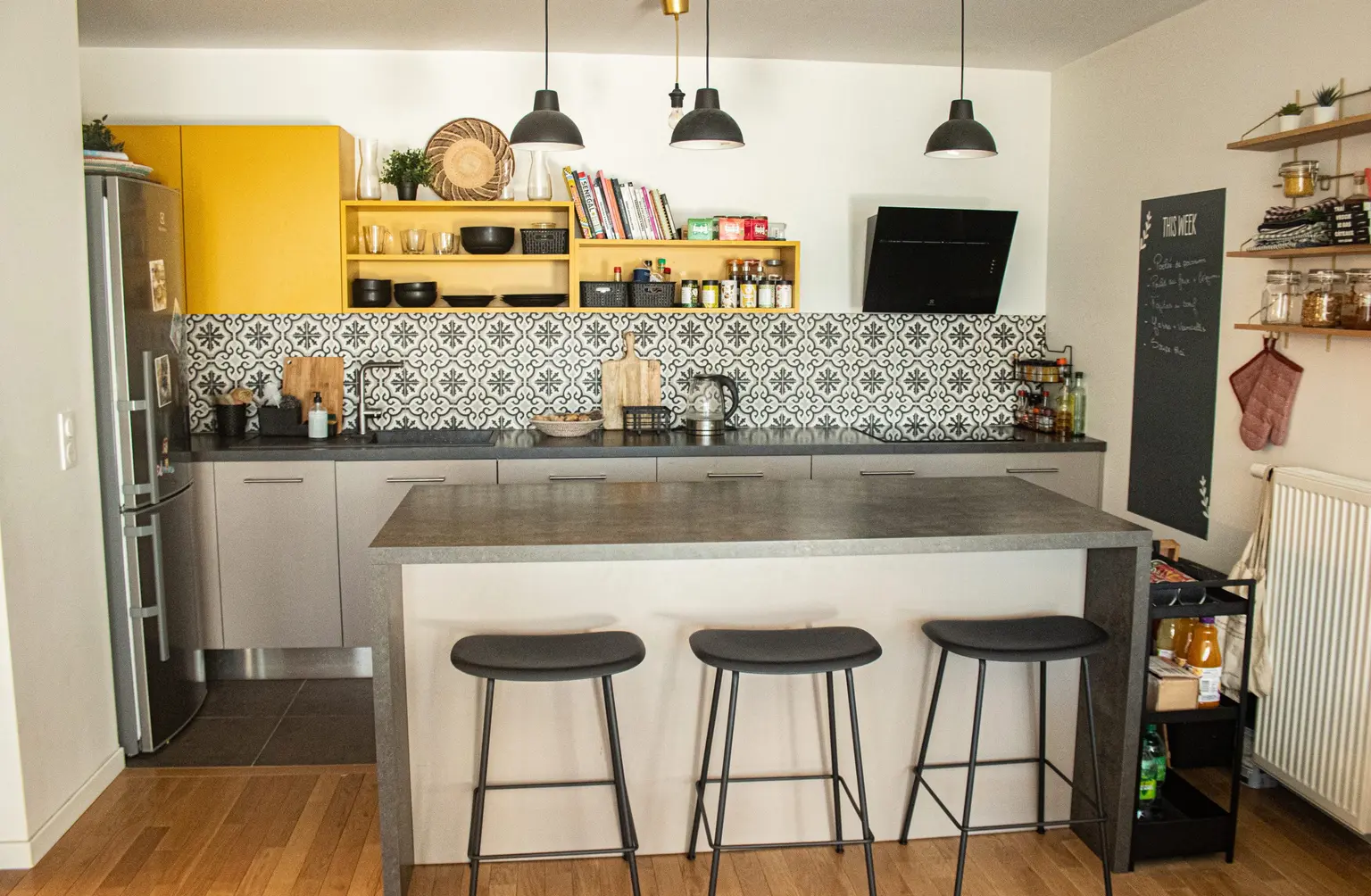 cuisine avec ilot central