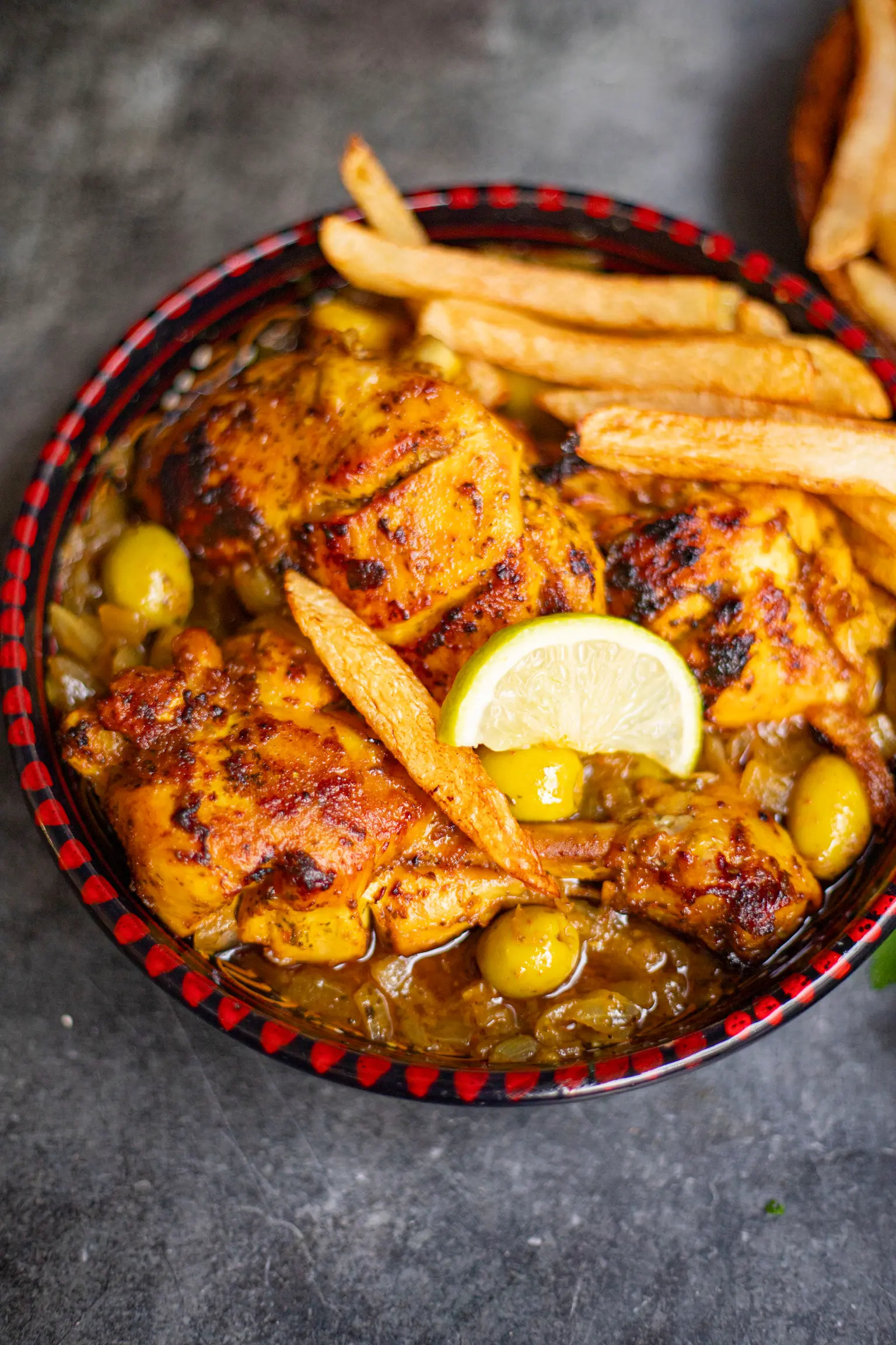 poulet olives