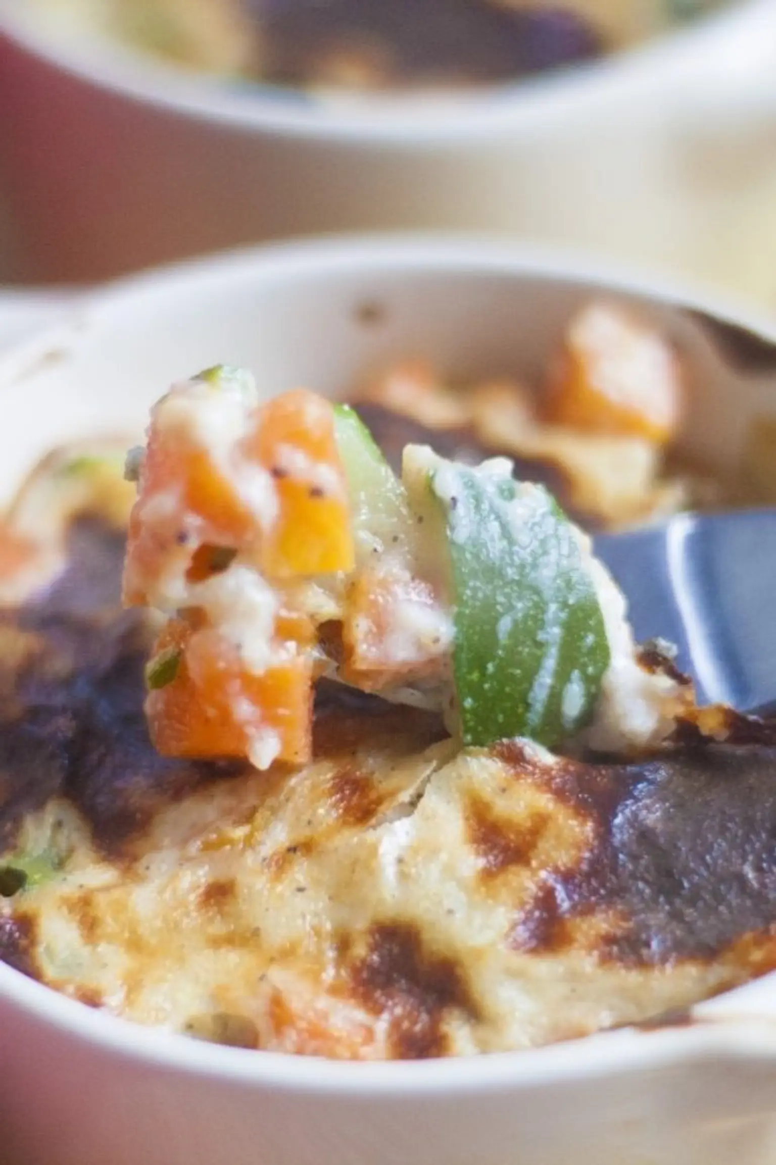 gratin de légumes à la crème de mil millet