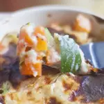 gratin de légumes à la crème de mil millet