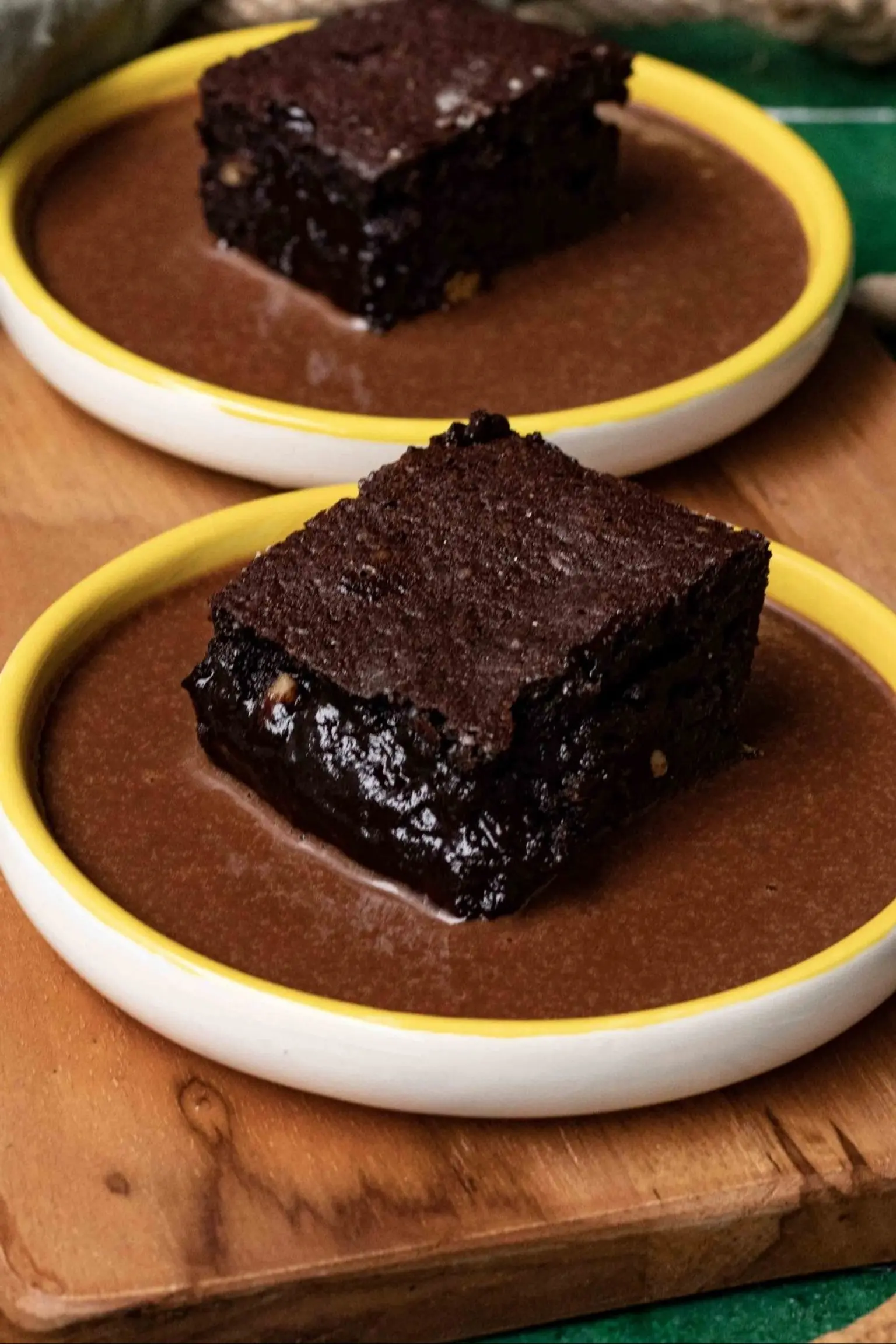 fondant au chocolat et aux cacahuetes coulis neteri