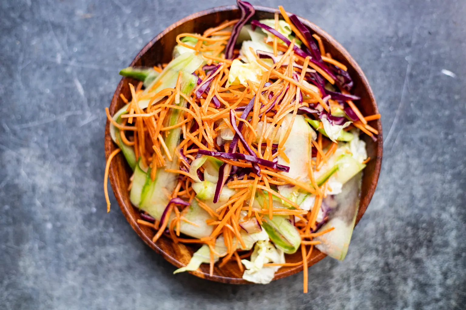 salade chou concombre