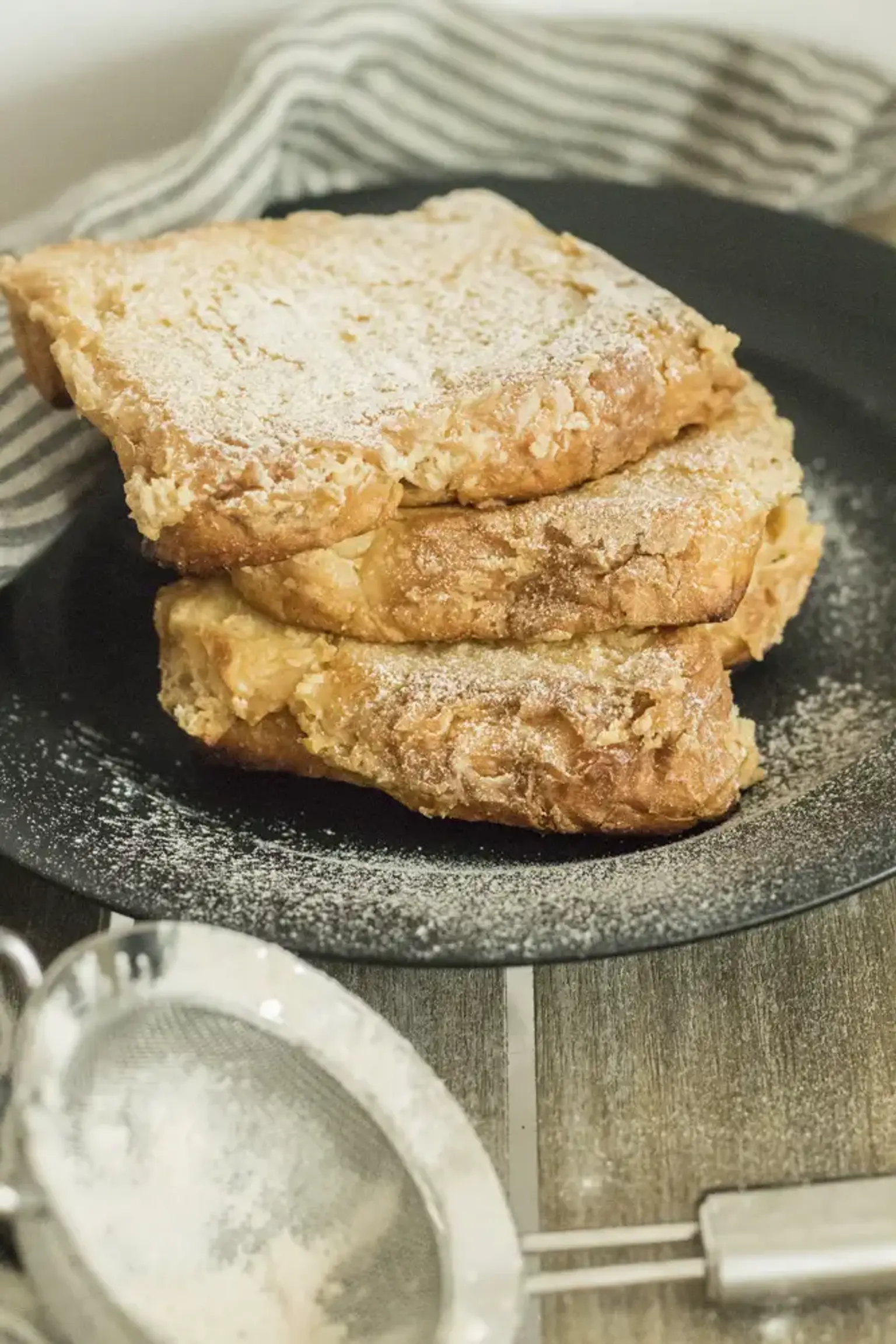 brioche perdue au bouye et lait de coco cuisson au four