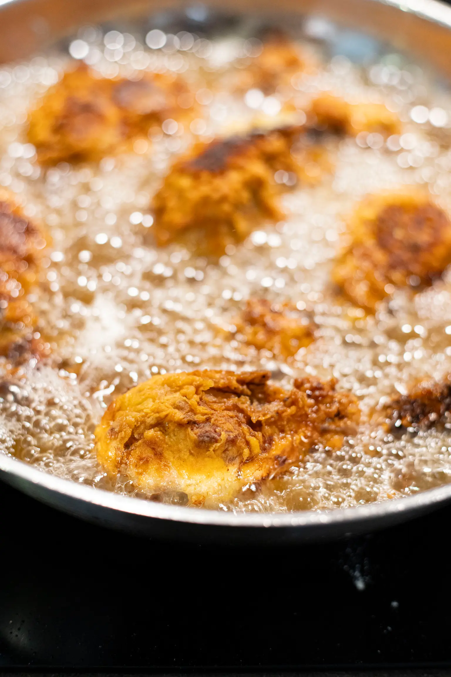 poulet pane friture