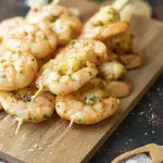 brochettes de crevettes aux citrons et fines herbes