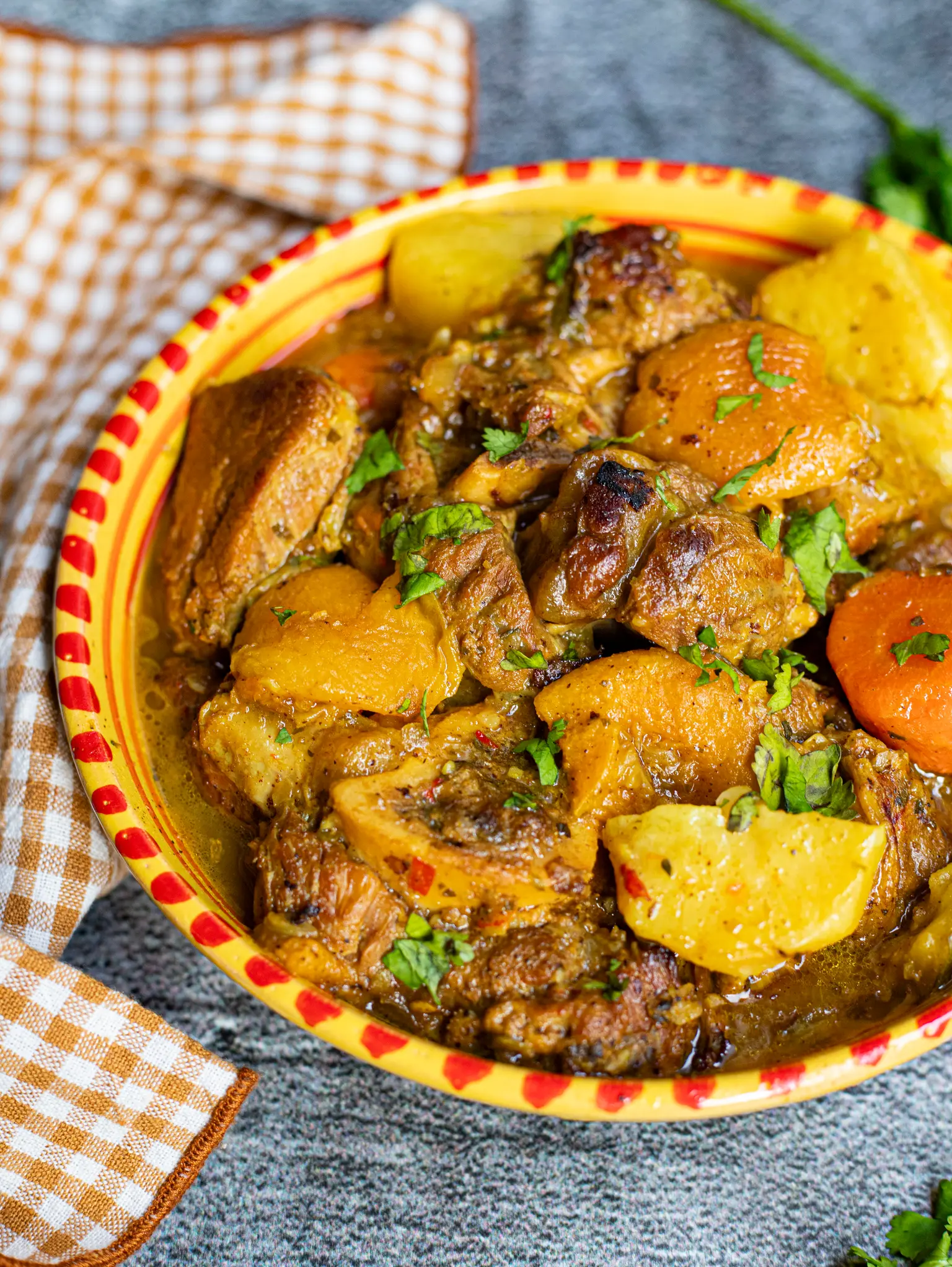 tajine de veau et abricot