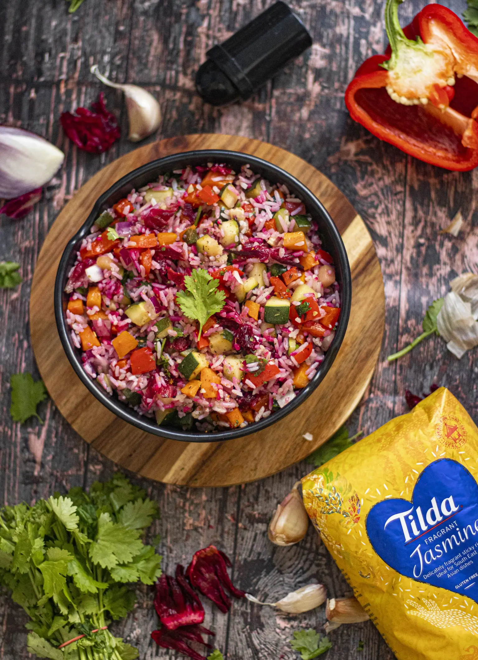 salade de riz au bissap