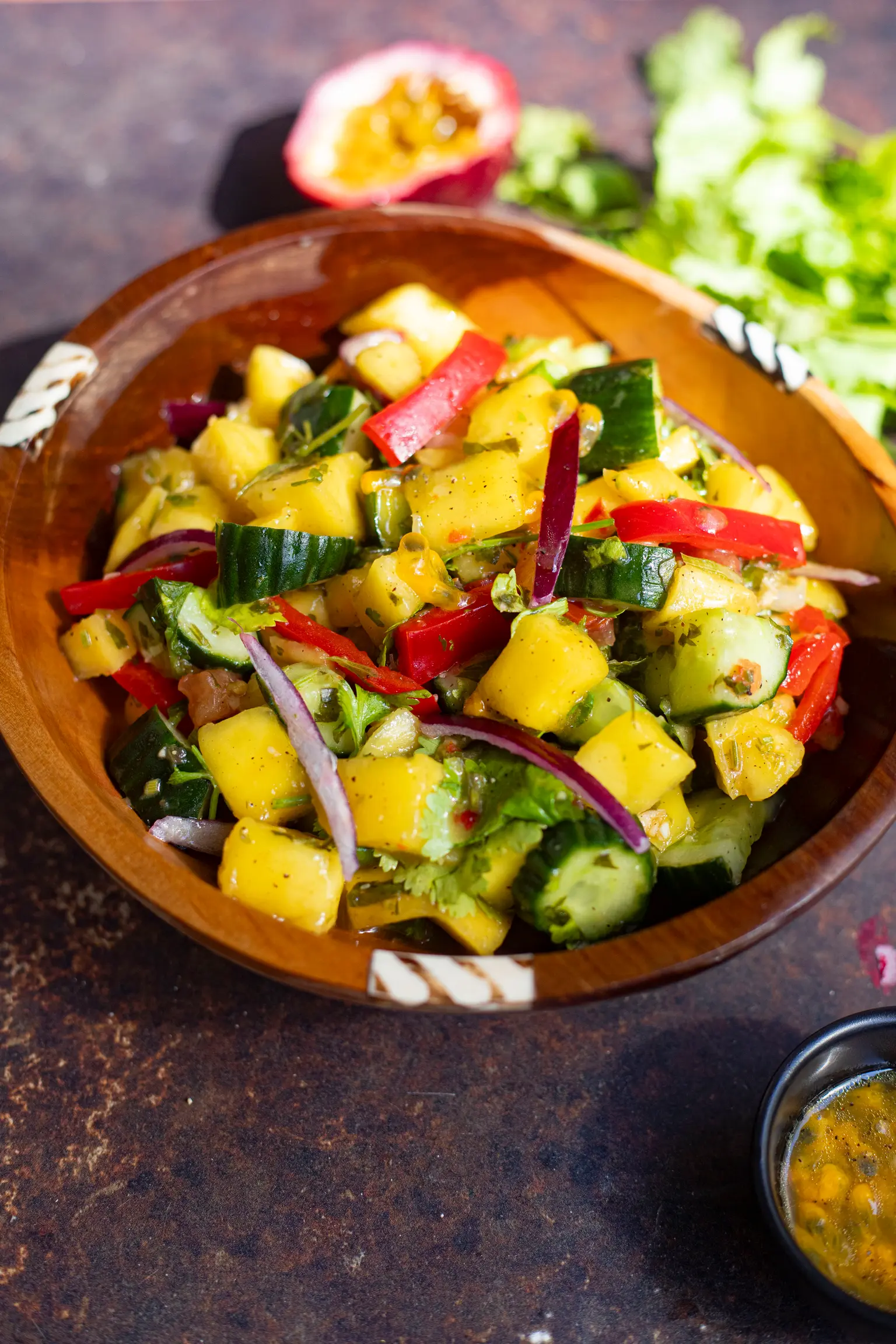 salade de mangue concombre