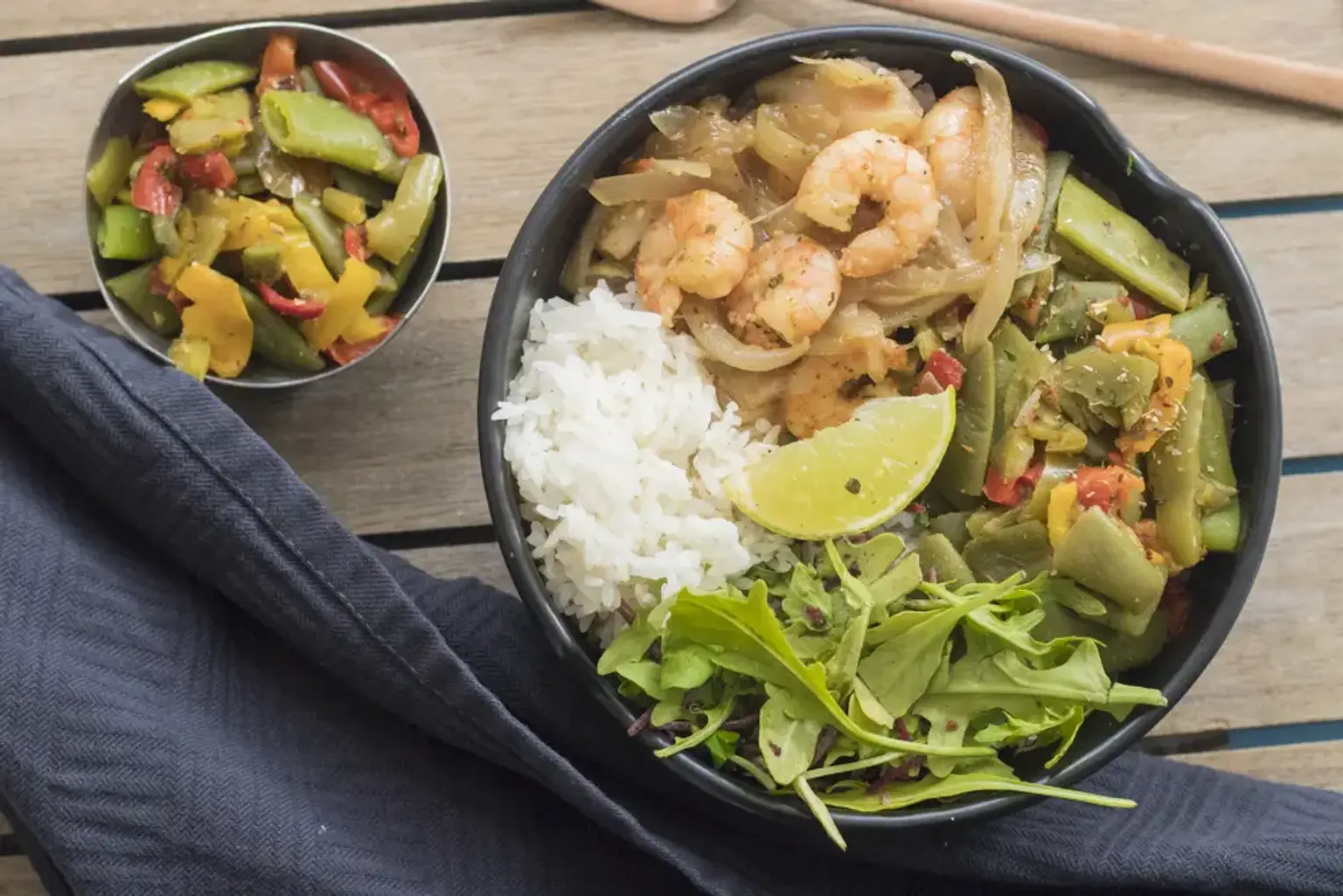 yassa aux crevettes