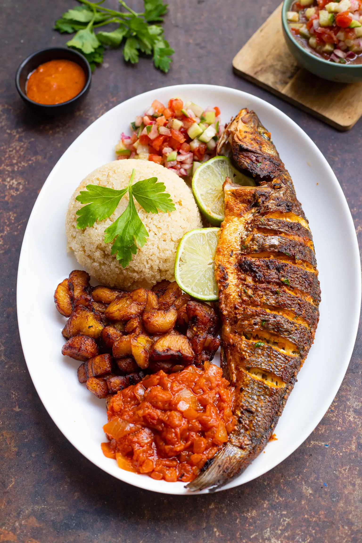 attie ke poisson braise