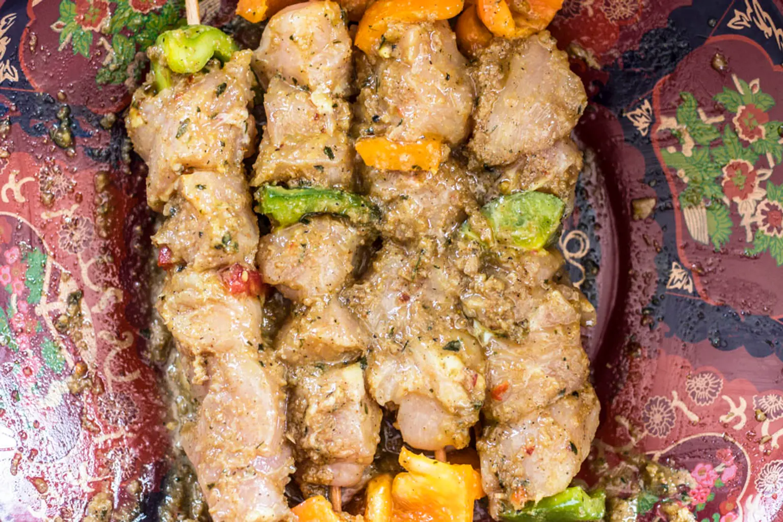 brochettes marinees