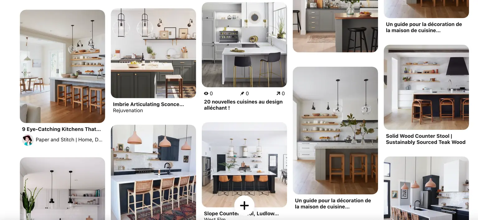 tableau dinspiration pinterest