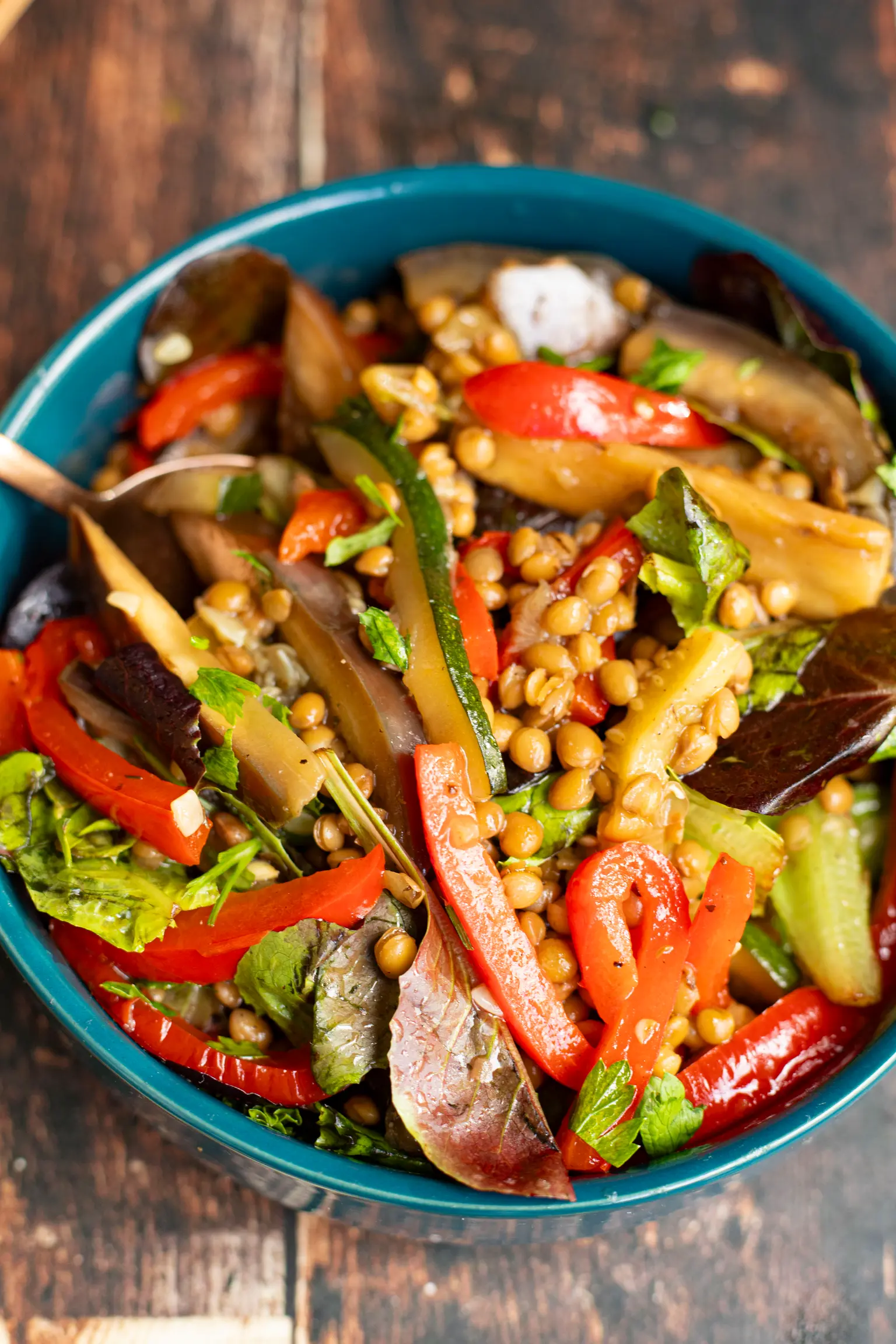 salade lentilles