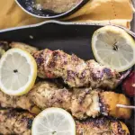 brochettes de poulet au gingembre miel et citron