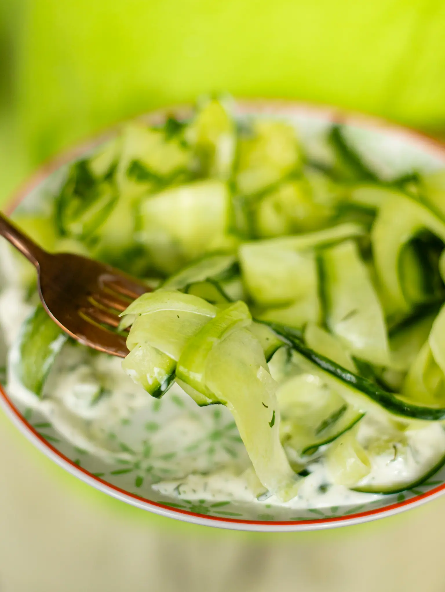salade concombre