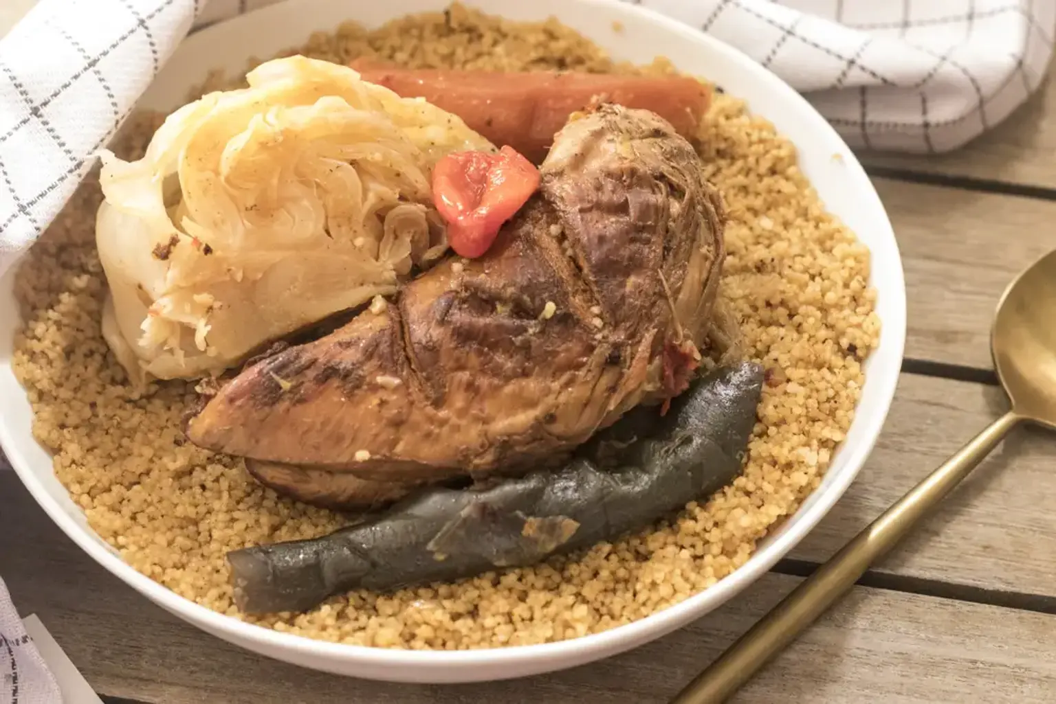 couscous au poulet facon thiep