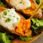 patate douce rotie